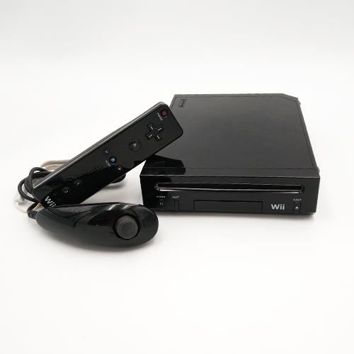 Nintendo Wii Konsol - Sort - Family Edition - SNR KEF70254173 (B Grade) (Genbrug)